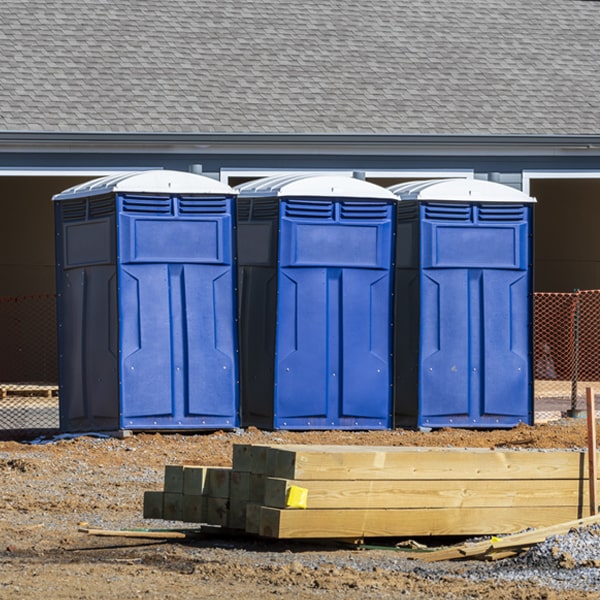 how often are the portable toilets cleaned and serviced during a rental period in Bighorn Montana